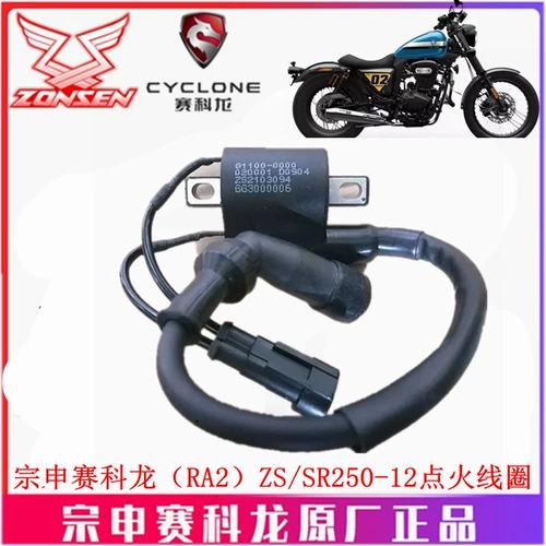 宗申 Saikelong (RA2) мотоцикл оригинальный воспламенение ZS/SR250-12 катушка зажигания высокого напряжения.