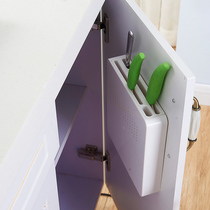 Punch-free Maihui wall-mounted knife holder kitchen creative knife holder hidden kitchen knife plastic knife storage rack storage rack
