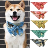 Шарф с бантиком, слюнявчик, аксессуар