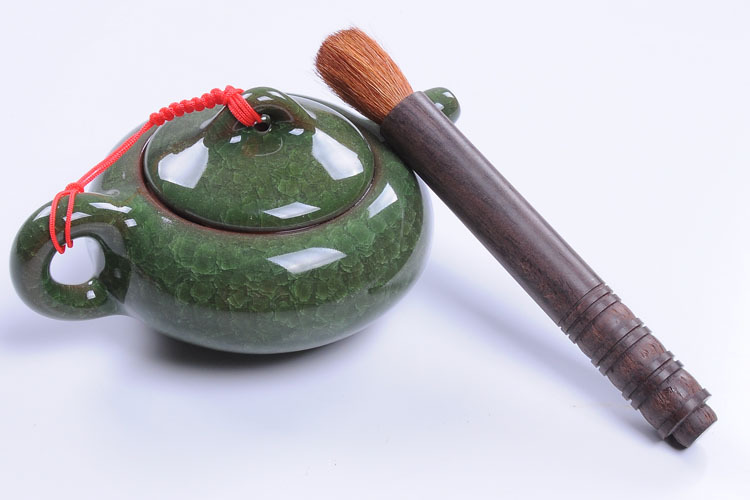 Ebony gỗ nồi bút gỗ rắn trà bàn chải trà bàn chải kung fu bộ trà lễ phụ kiện nồi nồi bộ trà bộ ấm trà cao cấp