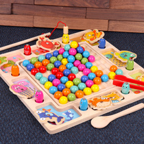 Clip beads racer children Monts special attention Delicate Action Training Table Tours 2-3-5 years 5 Early teaching Puzzle Toys