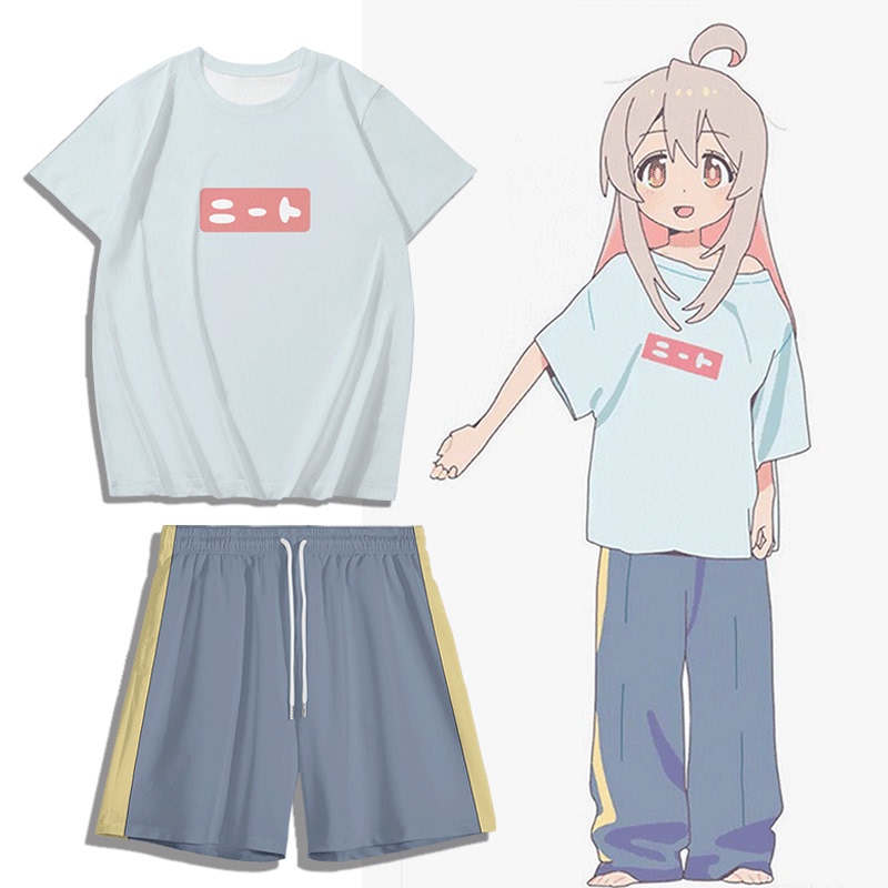 Oyama Shinnosuke Anime Merchandise Short-Sleeve T-Shirt for Men and Women, Don'T Be an Oni-Chan (Big Brother) Cos Pain Suit, Japanese Style