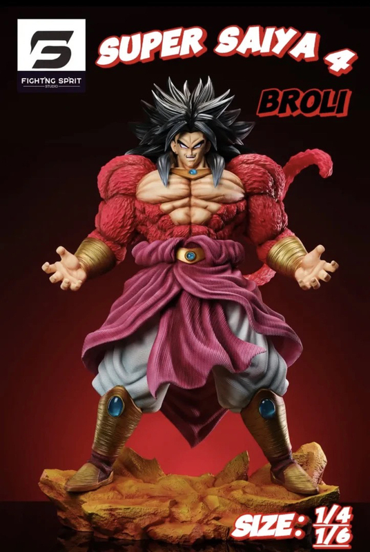 49 Model Resin Mold Dragon Ball Figure Fs Super Saiyan 4 Broly Dual Scale Dual Version
