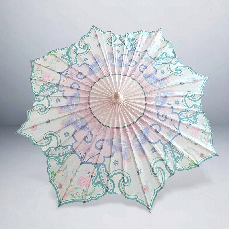 Octagonal Shaped Oil-Paper Umbrella, Cloud Shoulder Umbrella, Traditional Chinese Style Dance Prop, Decorative Intangible Cultural Heritage, Purely Handmade, Please Use Domestic Products Octagonal Shaped Oil-Paper Umbrella, Cloud Shoulder Umbrella, Traditional Chinese Style Dance Prop, Decorative Intangible Cultural Heritage, Purely Handmade, Please Use Domestic Products