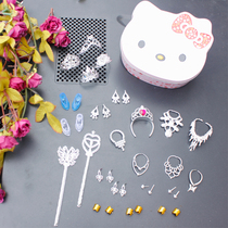 Shallow Barbie Doll Accessories High Heel Shoes Crown Accessories Pass Home Toy Jewelry Necklace Containing box