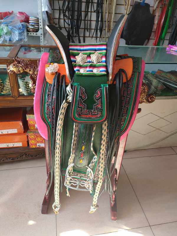 White copper silver plated eight treasures Saddle accessories Eight treasures