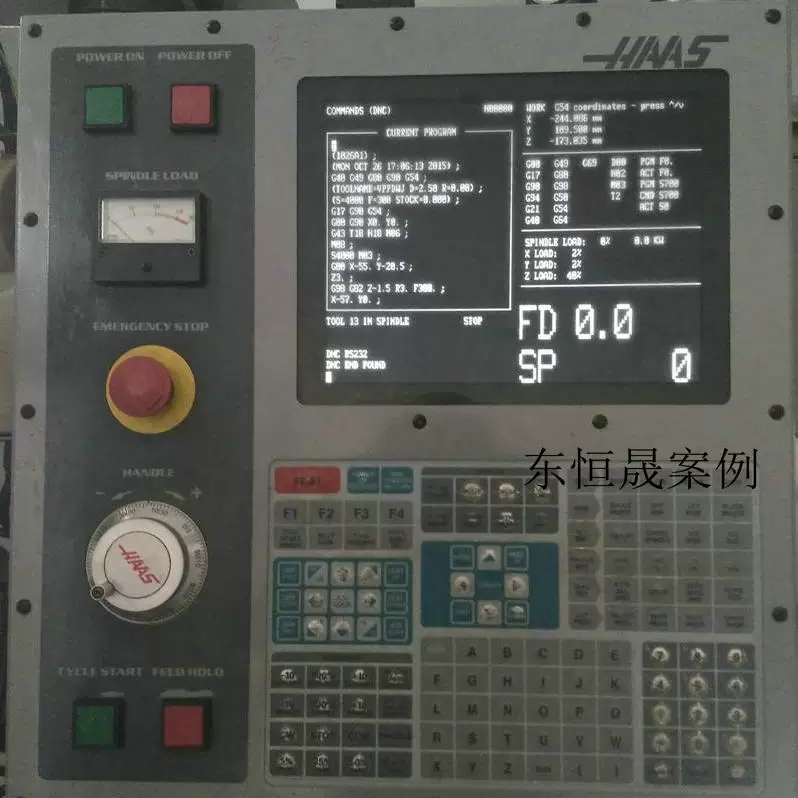 HAAS имеет систему VF 12-дюймовый монохромный дисплей 28hm-nm4 93-5220c