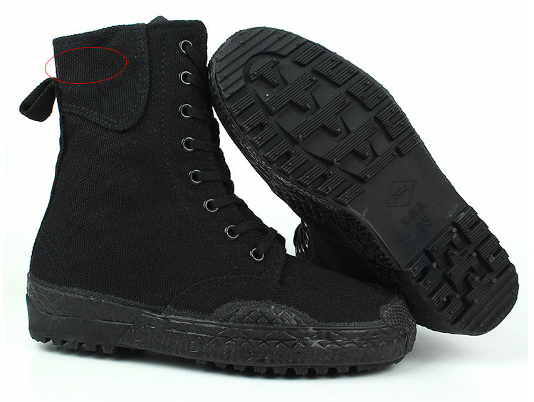 Boots militaires pour homme en toile - Ref 1398132 Image 42