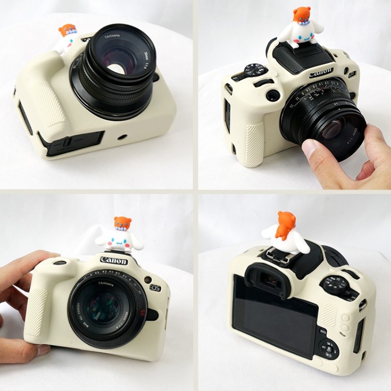 Suitable for Canon R50 Camera Bag, Anti-Fall R100 R10 R8 R5 Second Generation Protective Case, Anti-Slip and Dust-Proof Silicone Case