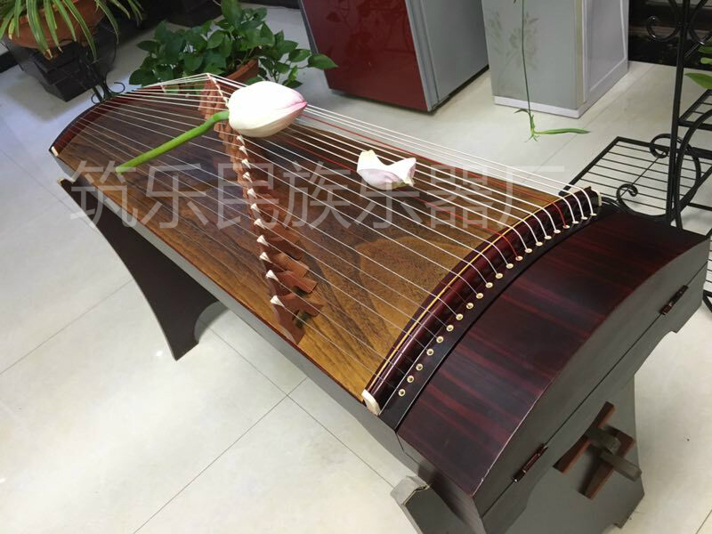 Hot selling 21-string rosewood 125 type plain surface zither teaching zither Juan painting zither portable mini zither