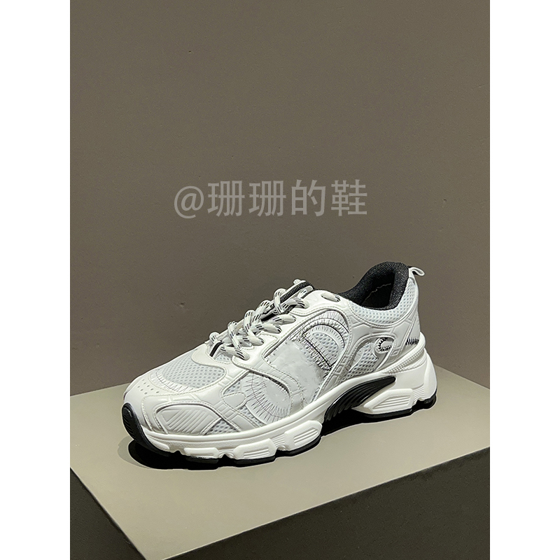 Celebrities Also Love to Wear Them~ Cd Letter Graffiti Dad Shoes for Women, Mesh Lace-Up Breathable Thick-Soled Height-Increasing Casual Sneakers Celebrities Also Love to Wear Them~ Cd Letter Graffiti Dad Shoes for Women, Mesh Lace-Up Breathable Thick-Soled Height-Increasing Casual Sneakers