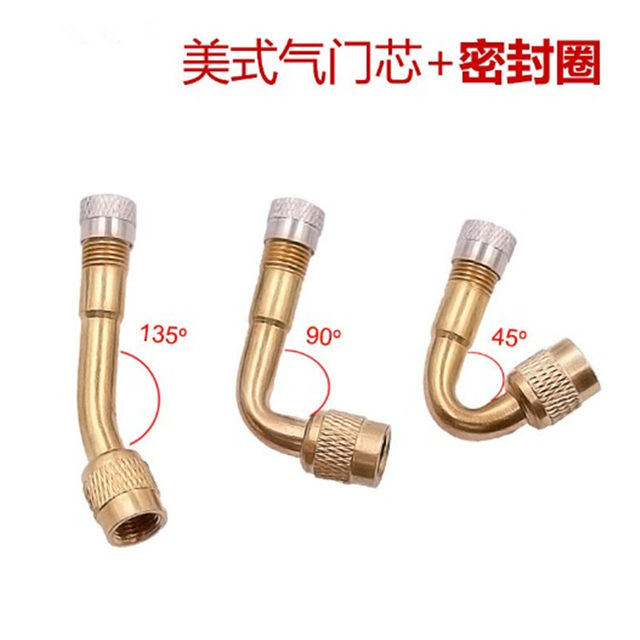 inflator nozzle multi-function extension nozzle elbow double inner tire valve extension tube inflator nozzle inflator rod