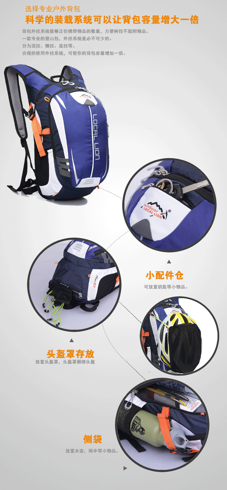 Sacoche pour vélo mixte - Ref 2211781 Image 32