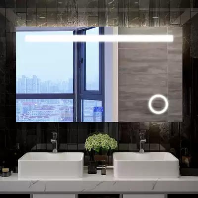 Powder room mirror Bathroom smart mirror Anti-fog mirror Bluetooth touch screen Smart bathroom mirror makeup table makeup mirror