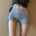 Gege Home Summer Peach Hip Fitness Đai chống sáng Sexy Phòng tập thể dục Thể thao Yoga Quần short khiêu vũ - Quần short quần short nữ tới đầu gối Quần short