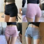 Gege Home Summer Peach Hip Fitness Đai chống sáng Sexy Phòng tập thể dục Thể thao Yoga Quần short khiêu vũ - Quần short quần short nữ tới đầu gối