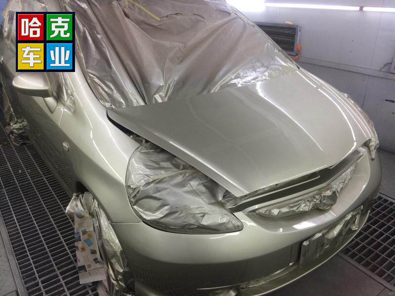 Full car spray-painting complete car paint car change color sheet metal spray paint Honda flyby full car look spray painting renovation