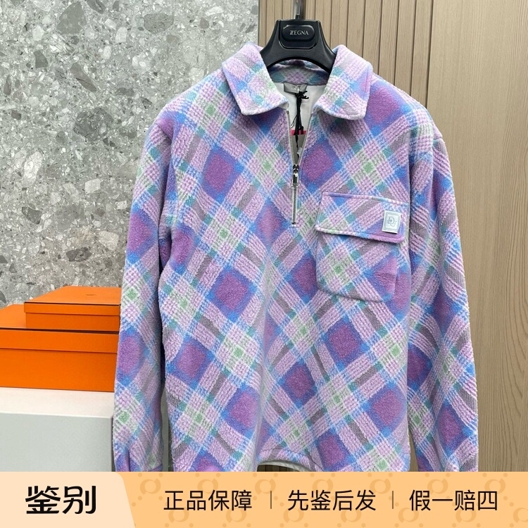 Dior Collaboration Flannel Men's Plaid Jacket, Fashionable and Versatile Casual Top Dior Collaboration Flannel Men's Plaid Jacket, Fashionable and Versatile Casual Top
