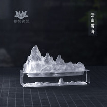 Zen Yue Ancient Law Glass Zen Incense Insert Incense Burner Sandalwood Thread Incense Brush Shelf Pen Holder Pen Hill Custom Gift Ornament