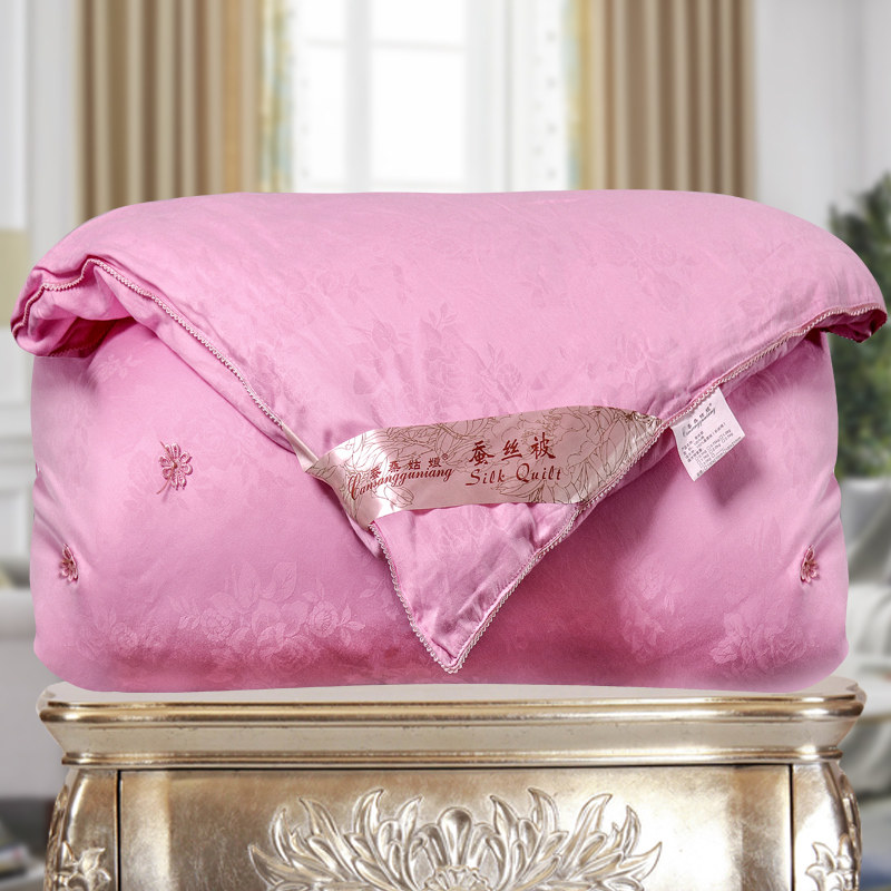 Pure handmade silk quilt 100% mulberry silk quality cocoon summer cool by winter quilt by mother and mother