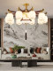 New Chinese-Style Living Room Chandelier, All-Copper and Solid Wood, Chinese-Style Dining Room, High-End Villa, High-Ceiling Lobby Main Light, 2025 New Model