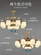 The Great Wall New Chinese Style Chandelier Living Room Lighting Chinese Style Zen Room Lighting Super Bright Modern Restaurant Tea Room