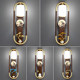 New Chinese Style Wall Lamp Living Room All Copper Solid Wood Wall Lamp Tv Background Wall Zen Entrance Aisle Bedroom Bedside Wall Lamp