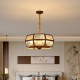 Song Dynasty Aesthetic Chandelier Living Room Lamp Retro French Mid-Century Style Dining Room Bedroom Chandelier Chinese Style 2025 New Lamps