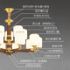 New Chinese-Style Chandelier, Living Room Main Light, Solid Wood, All-Copper, Song Dynasty Aesthetics, High-End Villa Lobby, Dining Room, 2025 New Model
