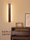 Medieval Style Wall Lamp Solid Wood Walnut Color Background Wall Bedside Lamp New Chinese Style Entrance Hallway Staircase Aisle Wall Lamp