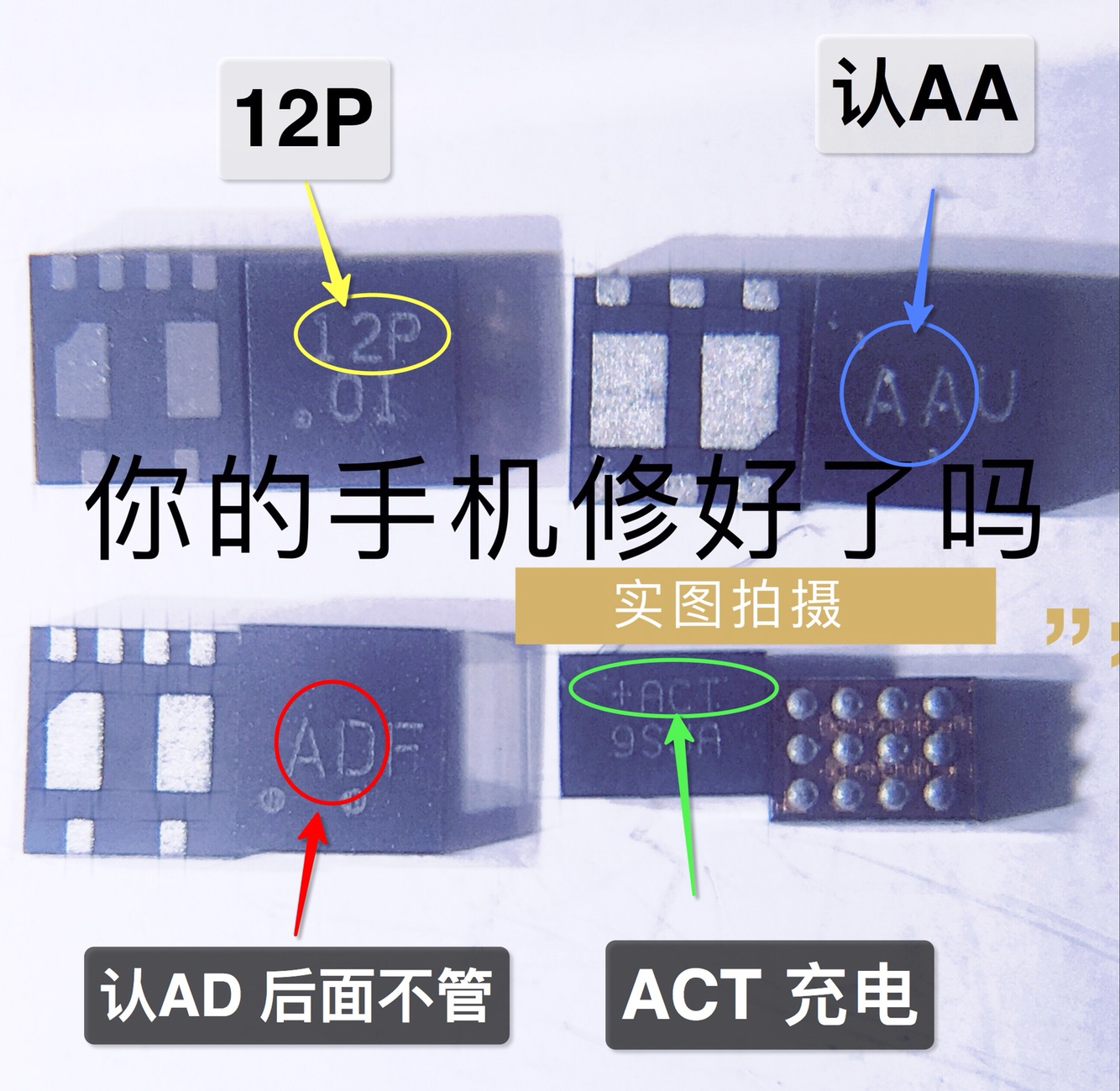 Huawei Charging Protection IC AD ACT 12P D ED AA A3E F 410 1H H1 H22 H22 NC 1M