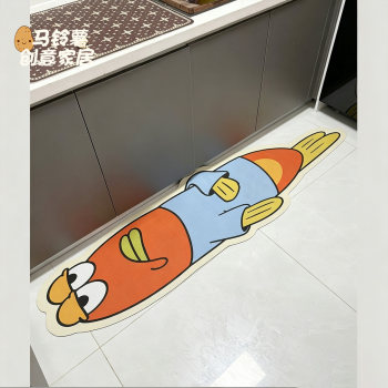 Beechburg funny kitchen floor mat is oil-proof, water-absorbent and anti-slip