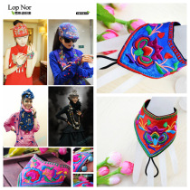  Ethnic style Yang Liping with retro personality literary dance bracelet embroidery set finger gloves embroidery hand