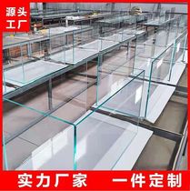 Custom Jinjing ultra-white glass aquatic plant tank fish tank large and small living room desktop creative landscaping turtle tank aquarium