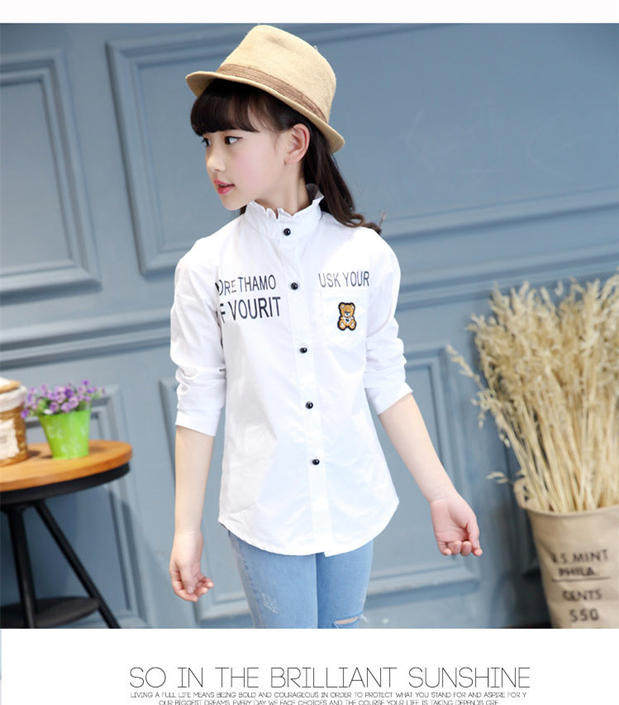 Chemise fille à manche longue - Ref 2086343 Image 15