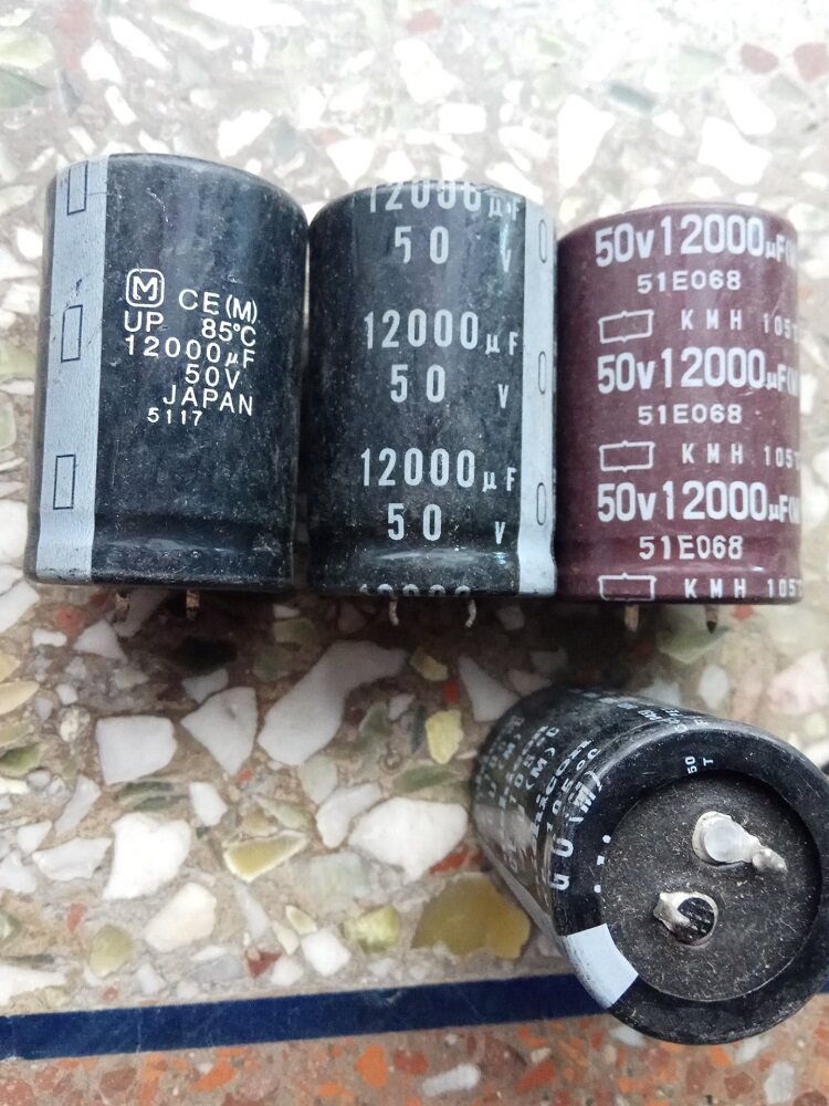 Оригинальный импортный разобранный электролитический конденсатор 50V12000UF поколения 10000UF аудио конденсатор конденсатор усилителя мощности Изображение 1