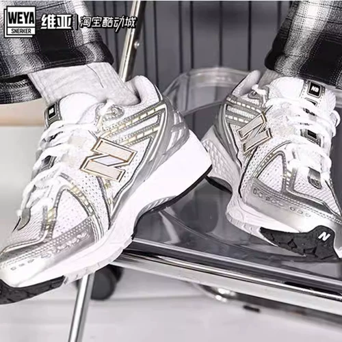 New balance, трендовая ретро платиновая низкая повседневная обувь, беговые кроссовки