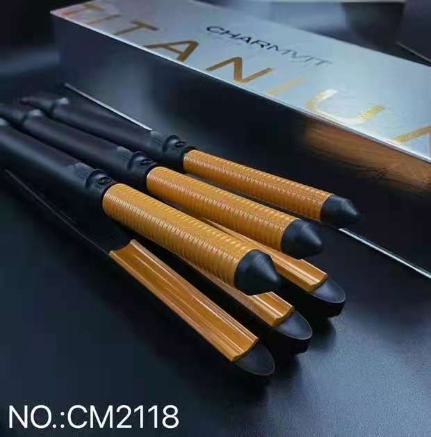 Super Beautiful 2118 Morgan Perm Curling Iron for Volumizing Hair Roots and Enhancing Curls, Arc-Shaped Electric Curling Iron for Inward Curls with Glaze Finish