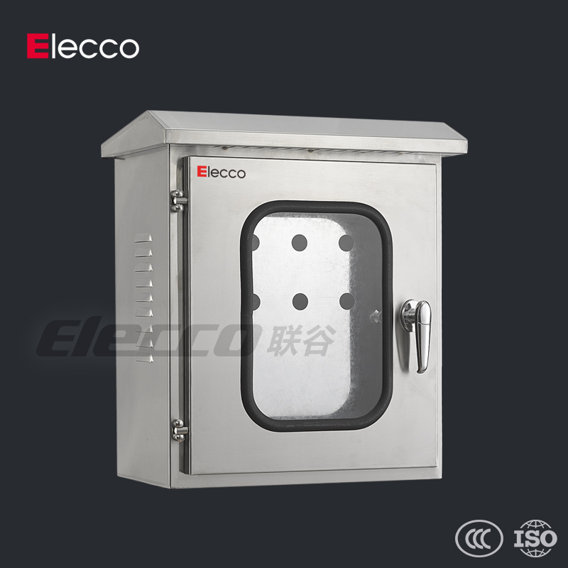 United Valley stainless steel distribution box inside and outside door electric cabinet stainless steel electric case 300 * 400 * 250 inside and outside door electric box