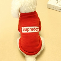 Dog Tide thương hiệu in áo len cho thú cưng hơn so với Xiong Teddy quần áo chó mùa xuân và mùa thu trong quần áo chó con chó nhỏ - Quần áo & phụ kiện thú cưng áo ấm cho chó con