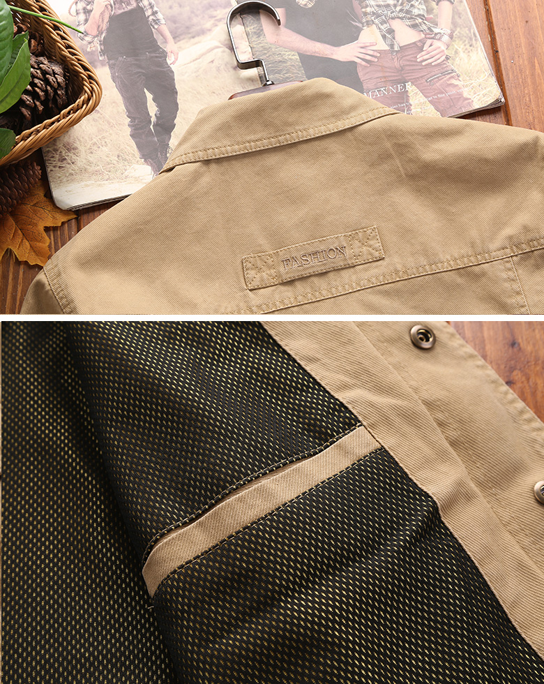 Blouson homme NIANJEEP    manches longues en Coton - Ref 3116161 Image 14