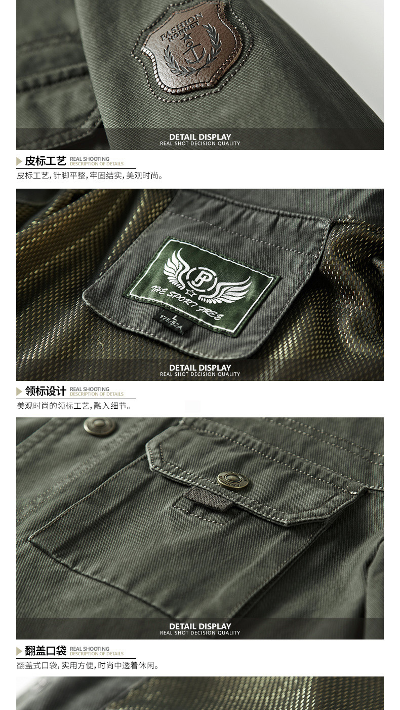 Blouson homme NIANJEEP    manches longues en Coton - Ref 3116119 Image 16