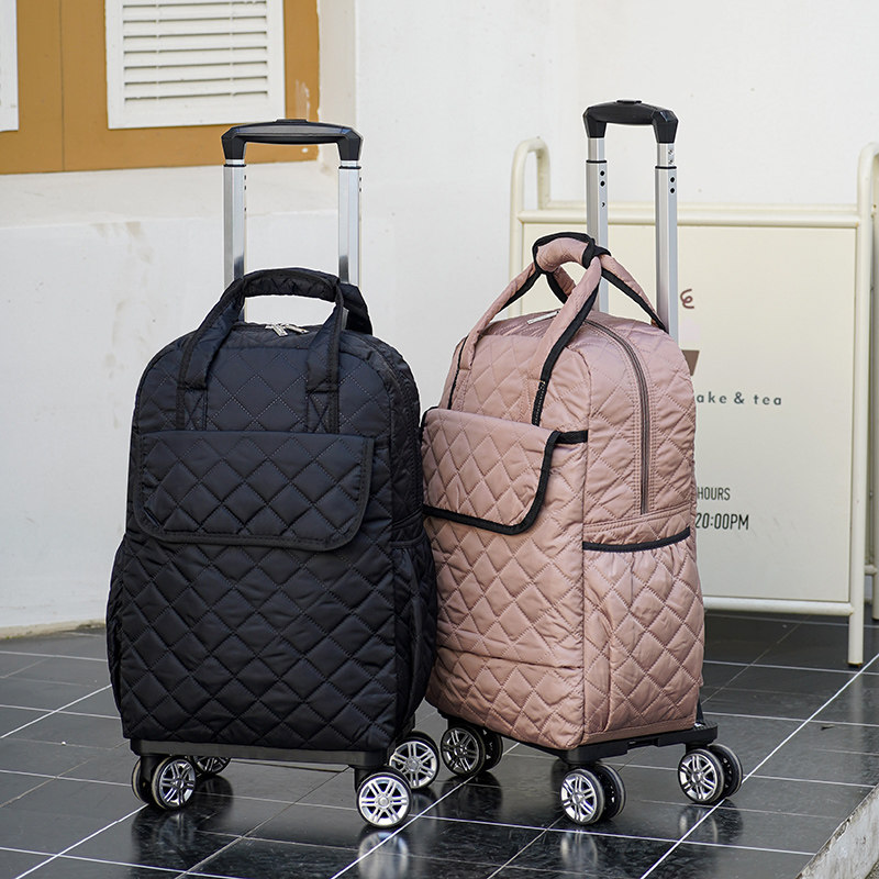 Universal Wheel Trolley Bag 16inch Waterproof Portable Lightweight Travel Bag Luggage Bag 18inch Large Capacity Durable Boarding Case