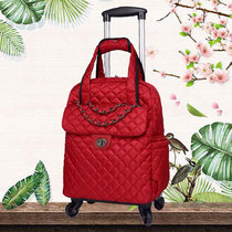 14-inch 18-inch mini backpack trolley bag portable universal wheel lightweight foldable functional waterproof travel bag trendy