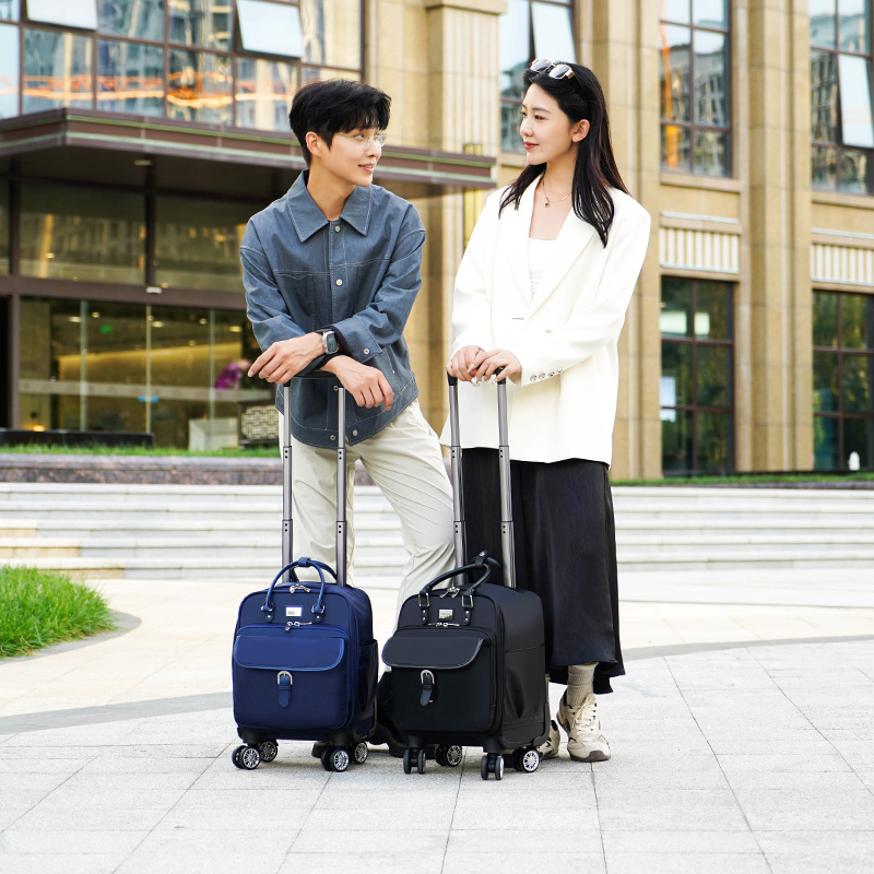 12inch Small Lightweight Suitcase for Women, Suitable for Spring and Autumn, Airline Carry-On Travel Case, Mini Rolling Luggage with Combination Lock, Trendy for Men