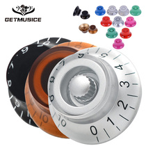 Exquisite electric guitar volume knob LP SG tone knob LP Electric guitar potentiometer cap speed button Acrylic
