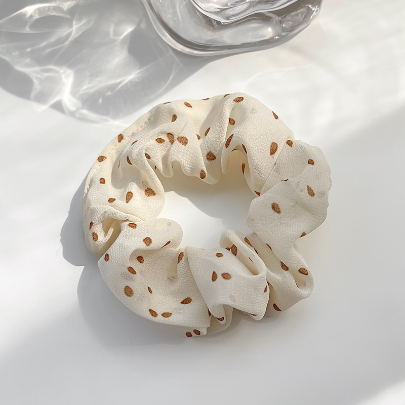 images 44:Really silk pig large bowel hair circle female high-end headline 2023 new head flower hair jewelry rubber band pierced hair rope headdress