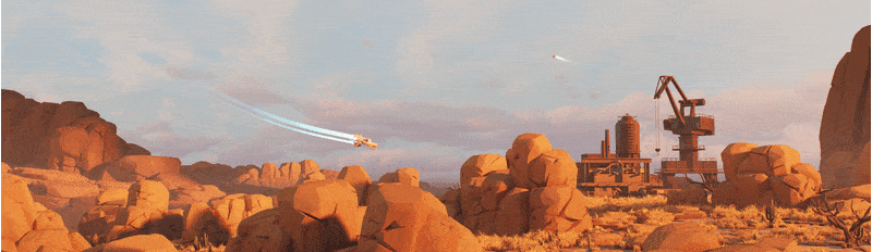 Blender低多边形卡通自然植物花朵树木冰川3D模型资产预设