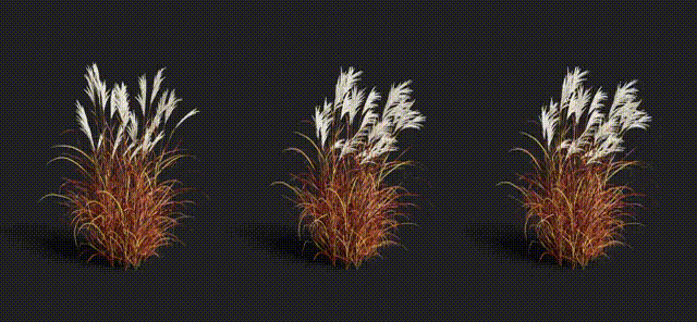 Blender花草大树木植物绿地风吹动态模型预设插件包 TerraScape Blender花草树木植物动态模型预设插件包 TerraScape