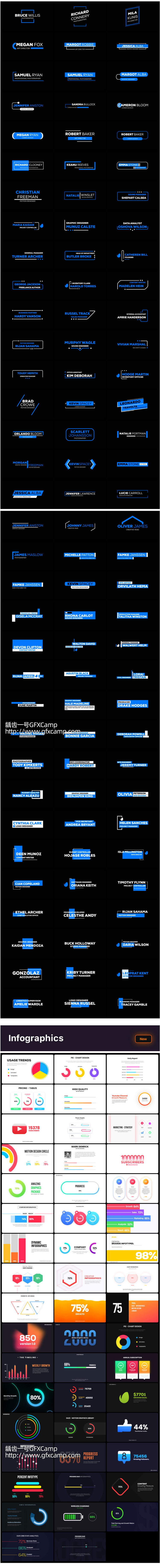 AE脚本-4500+文字标题排版信息数据字幕图标背景转场竖屏社交网络包装动画元素包V5 破解版
